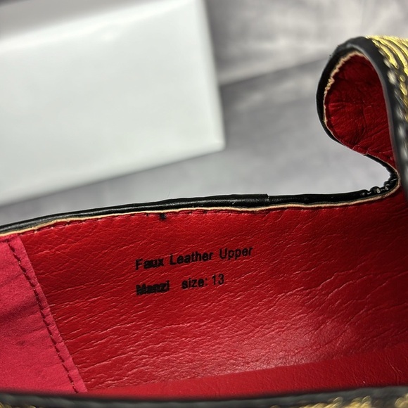 🔥🔥🔥Henry Ferrera Men's Vintage Satin Floral Dress Loafer NWOT Size: 13🔥🔥🔥 - Picture 8 of 11